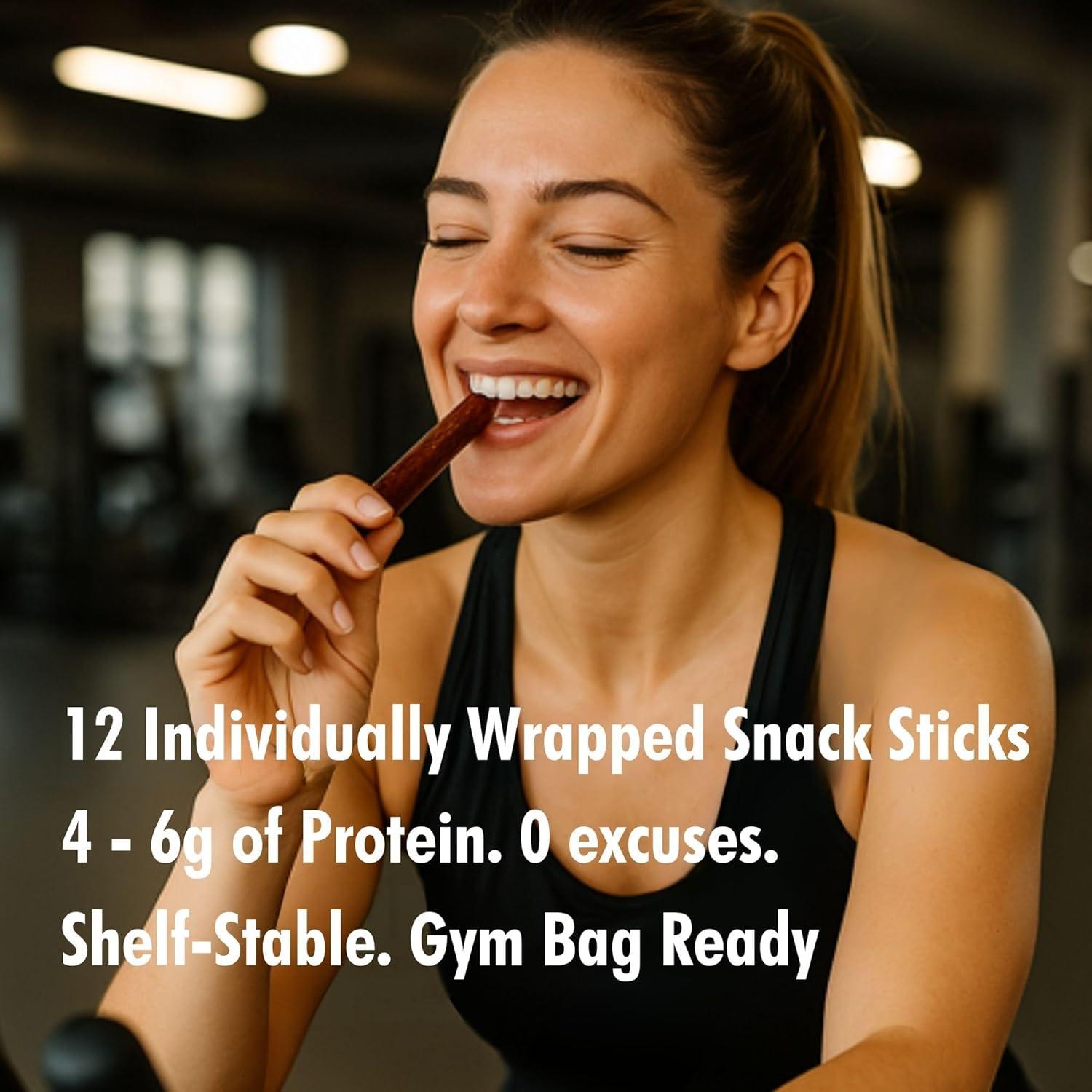 image:imageJerkycom 12Pack Meat Stick Variety Pack Includes Bonus Pepper Jack Turkey Sticks Bold Meat amp Snack Sticks Sampler High Protein Low Carb Keto Friendly Turkey Ham Pork Beef Jerky Gifts Valentines Day Gifts for HimVariety Pack