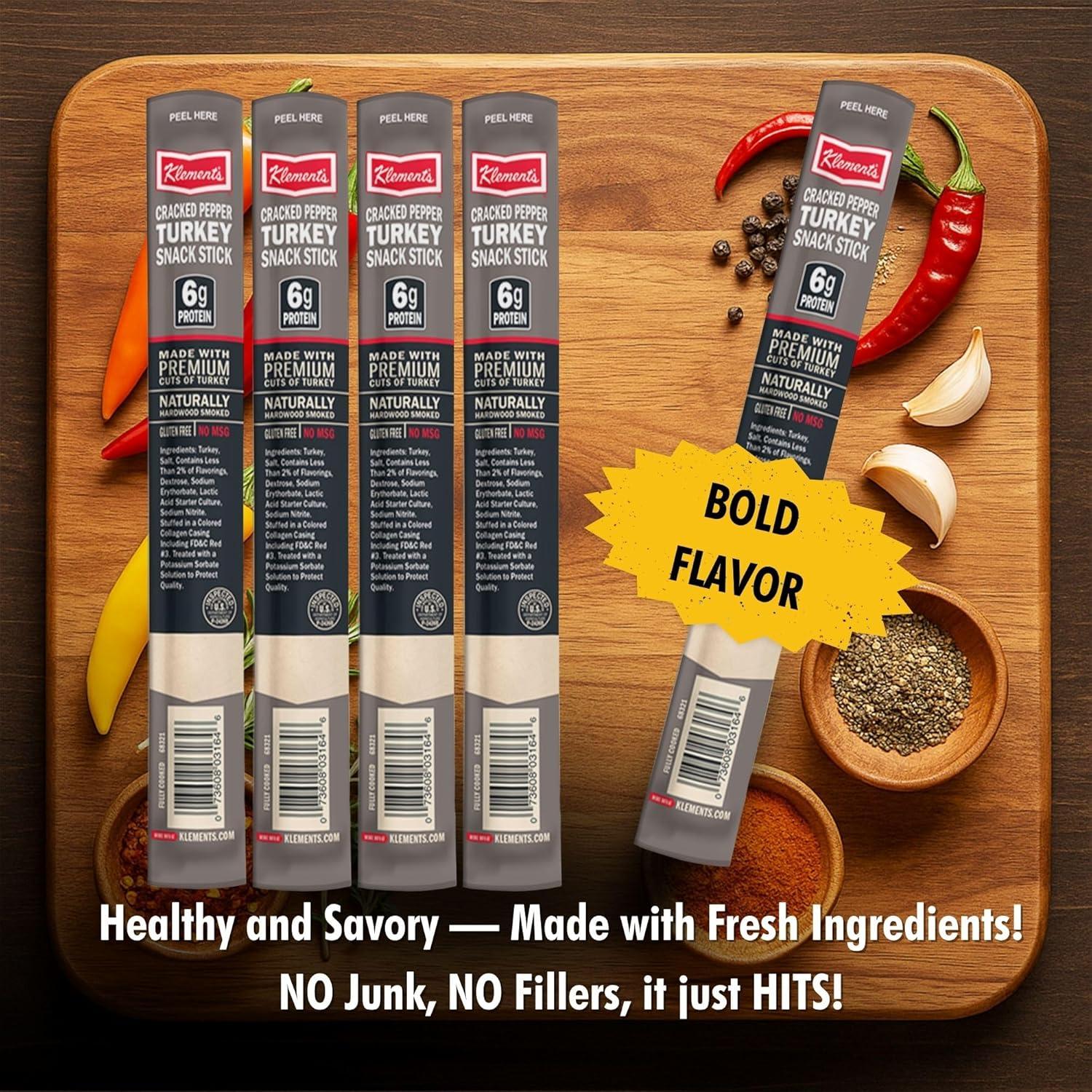 image:imageJerkycom 12Pack Meat Stick Variety Pack Includes Bonus Pepper Jack Turkey Sticks Bold Meat amp Snack Sticks Sampler High Protein Low Carb Keto Friendly Turkey Ham Pork Beef Jerky Gifts Valentines Day Gifts for HimTurkey Sticks