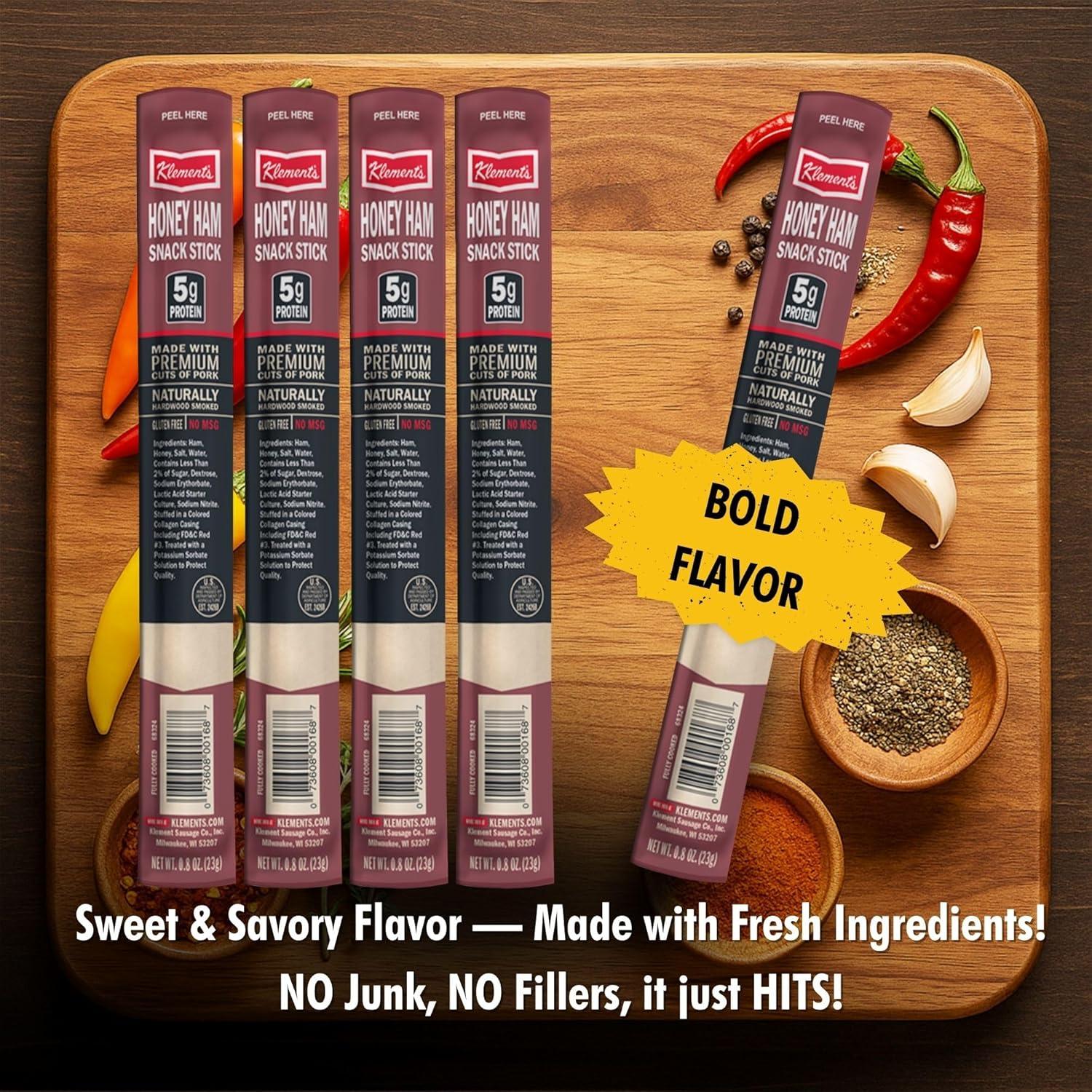 image:imageJerkycom 12Pack Meat Stick Variety Pack Includes Bonus Pepper Jack Turkey Sticks Bold Meat amp Snack Sticks Sampler High Protein Low Carb Keto Friendly Turkey Ham Pork Beef Jerky Gifts Valentines Day Gifts for HimHam Sticks