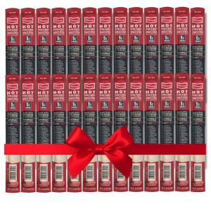 Jerky.com Meat & Cheese Sticks Sampler | 26pc Meat Sticks Variety Pack with Beef Sticks, Pork, Turkey, Ham & Cheese | High Protein, Gluten-Free, Low Carb Meat Sticks individually wrapped | Beef jerky Gift for Men(Hot Sticks – 26 Pack)