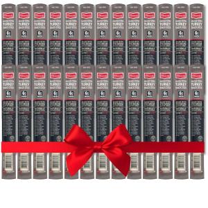 Jerky.com Meat & Cheese Sticks Sampler | 26pc Meat Sticks Variety Pack with Beef Sticks, Pork, Turkey, Ham & Cheese | High Protein, Gluten-Free, Low Carb Meat Sticks individually wrapped | Beef jerky Gift for Men(Turkey Sticks – 26 Pack)
