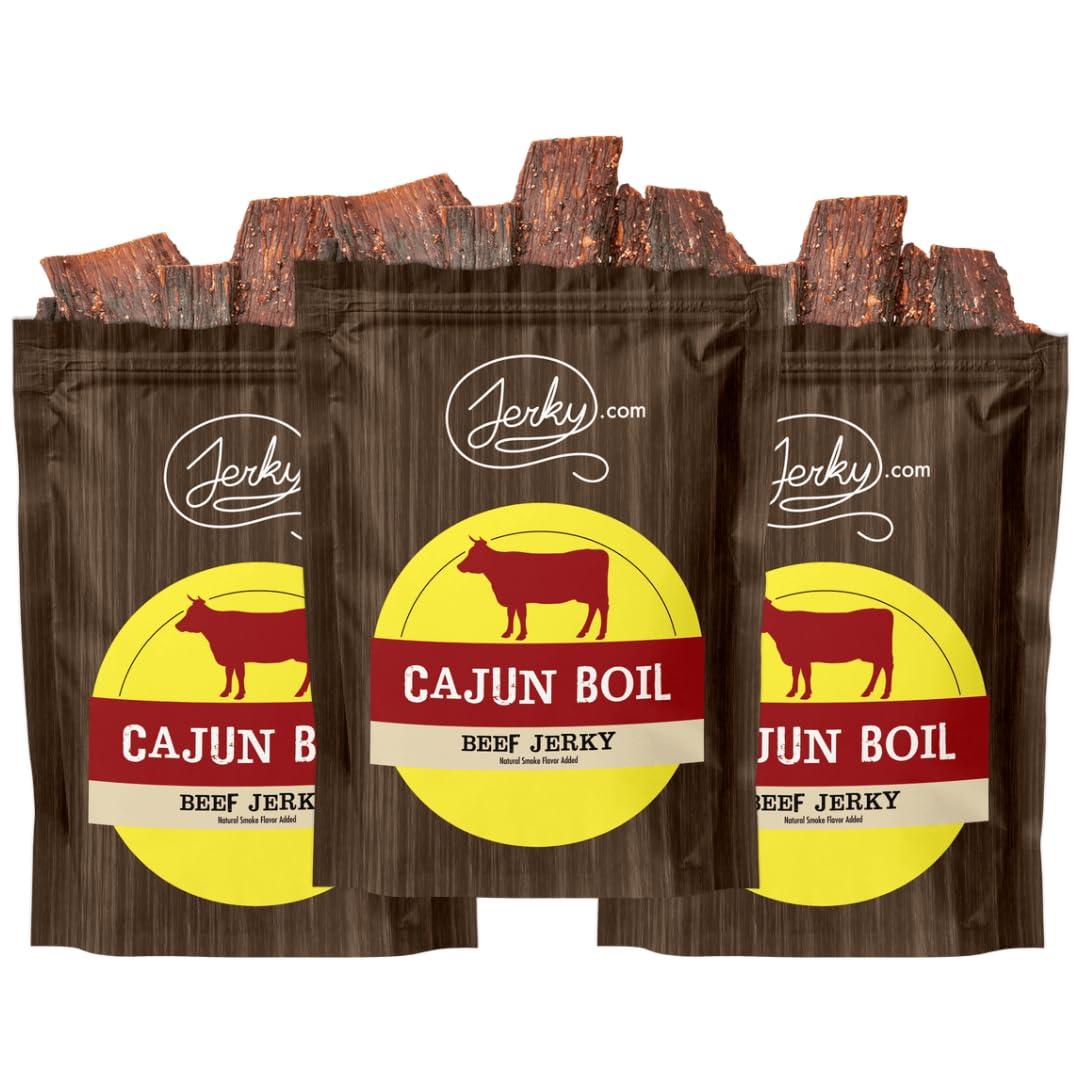 image:imageJerkycom All Natural Chipotle Bourbon Beef Jerky No Added Preservatives No MSG or Nitrates Smoky BourbonInfused Heat 100 Lean Beef 25 Ounce Pack of 1Cajun Boil