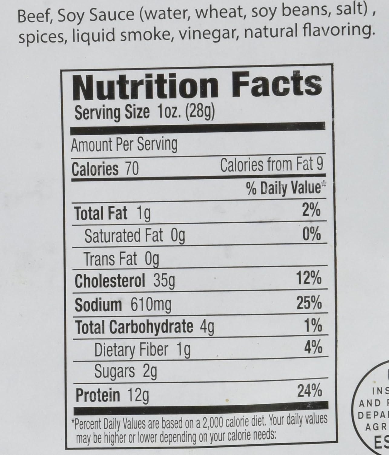 image:imageJerkycom All Natural Chipotle Bourbon Beef Jerky No Added Preservatives No MSG or Nitrates Smoky BourbonInfused Heat 100 Lean Beef 25 Ounce Pack of 1Hickory