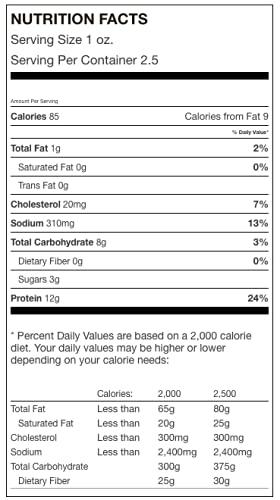 image:imageJerkycom All Natural Chipotle Bourbon Beef Jerky No Added Preservatives No MSG or Nitrates Smoky BourbonInfused Heat 100 Lean Beef 25 Ounce Pack of 1Blackened Cajun