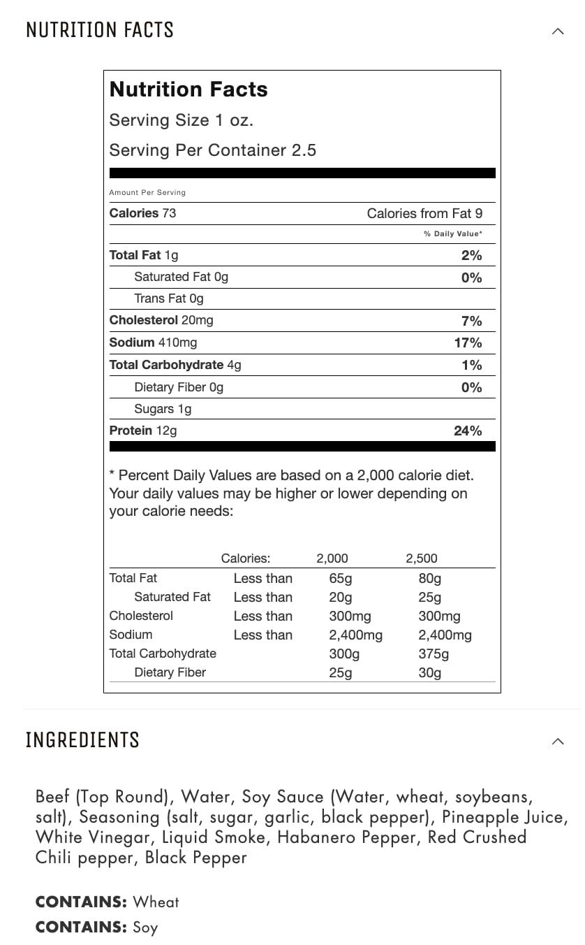 image:imageJerkycom All Natural Chipotle Bourbon Beef Jerky No Added Preservatives No MSG or Nitrates Smoky BourbonInfused Heat 100 Lean Beef 25 Ounce Pack of 1Hot