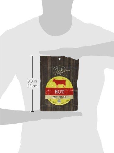 image:imageJerkycom All Natural Chipotle Bourbon Beef Jerky No Added Preservatives No MSG or Nitrates Smoky BourbonInfused Heat 100 Lean Beef 25 Ounce Pack of 1Hot