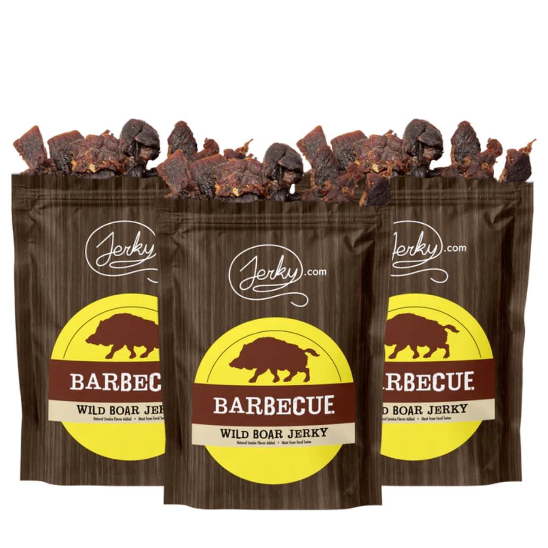 image:imageJerkycom Exotic Cajun Alligator Jerky Wild Game Meat Snacks Exotic Snacks HighProtein AllNatural No Added Preservatives Healthy Snacks for Adults 175 oz Pack of 1BBQ Wild Boar