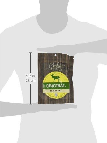 image:imageJerkycom Exotic Cajun Alligator Jerky Wild Game Meat Snacks Exotic Snacks HighProtein AllNatural No Added Preservatives Healthy Snacks for Adults 175 oz Pack of 1Original Elk