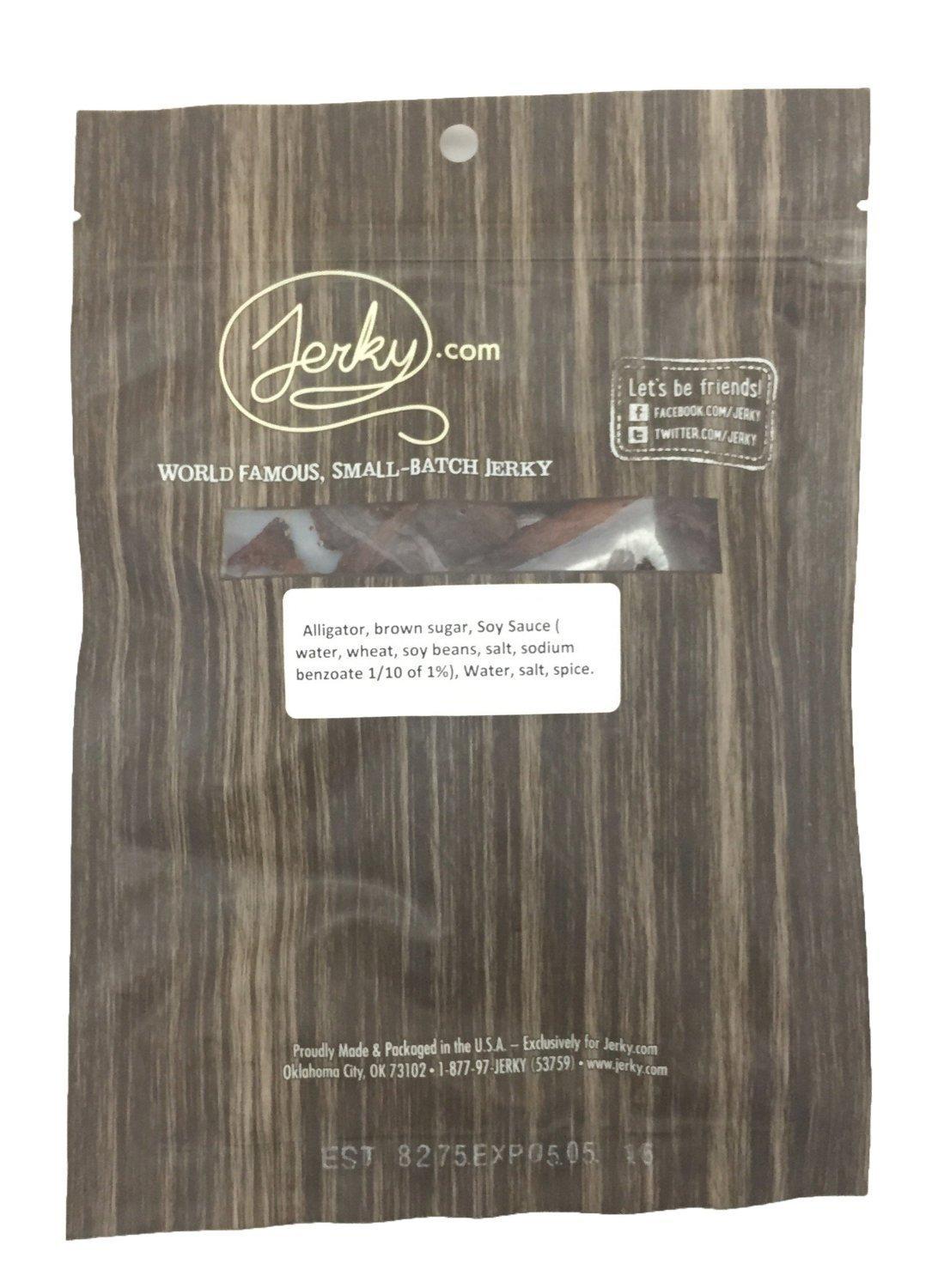 image:imageJerkycom Exotic Cajun Alligator Jerky Wild Game Meat Snacks Exotic Snacks HighProtein AllNatural No Added Preservatives Healthy Snacks for Adults 175 oz Pack of 1Original Alligator
