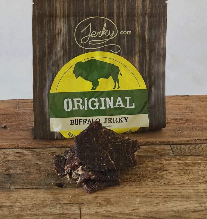 image:imageJerkycom Exotic Cajun Alligator Jerky Wild Game Meat Snacks Exotic Snacks HighProtein AllNatural No Added Preservatives Healthy Snacks for Adults 175 oz Pack of 1Original Buffalo