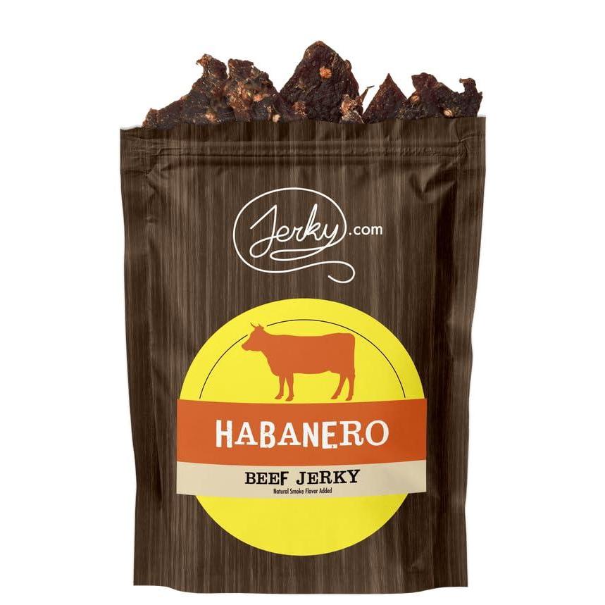 image:imageJerkycom All Natural Chipotle Bourbon Beef Jerky No Added Preservatives No MSG or Nitrates Smoky BourbonInfused Heat 100 Lean Beef 25 Ounce Pack of 1Habanero