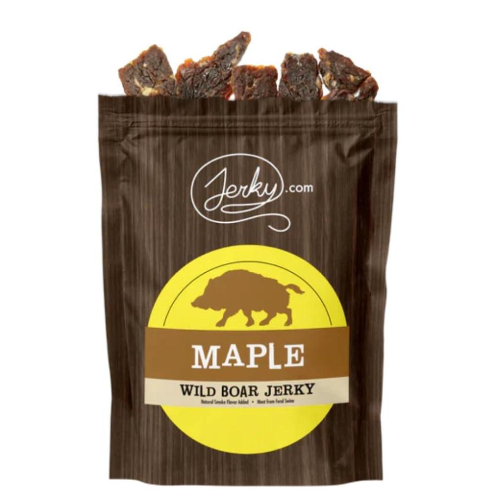 image:imageJerkycom Exotic Cajun Alligator Jerky Wild Game Meat Snacks Exotic Snacks HighProtein AllNatural No Added Preservatives Healthy Snacks for Adults 175 oz Pack of 1Maple Wild Boar