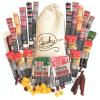 image:imageJerkycom XXL Beef Jerky amp Meat Sticks Variety Pack  52 Piece Gift Basket with Beef Sticks Pork Turkey Ham amp Cheese  Over 2 lbs of High Protein Meat Snacks Jerky Gifts  Birthday Gifts for Men52 Piece Gift Bag