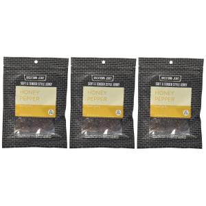 Fajita Soft and Tender Style Best Beef Jerky – 3 PACK – Try Our Best Tasting Soft Beef Jerky – 7.5 total oz.(Honey Pepper)