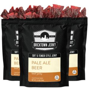 Fajita Soft and Tender Style Best Beef Jerky – 3 PACK – Try Our Best Tasting Soft Beef Jerky – 7.5 total oz.(Pale Ale Beer)