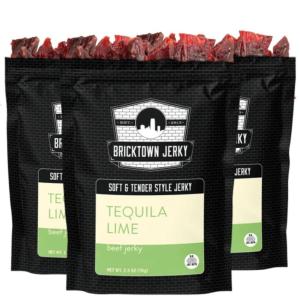 Fajita Soft and Tender Style Best Beef Jerky – 3 PACK – Try Our Best Tasting Soft Beef Jerky – 7.5 total oz.(Tequila Lime)