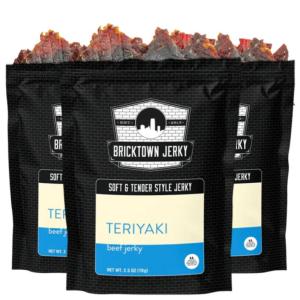 Fajita Soft and Tender Style Best Beef Jerky – 3 PACK – Try Our Best Tasting Soft Beef Jerky – 7.5 total oz.(Teriyaki)