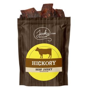 Jerky.com All Natural Chipotle Bourbon Beef Jerky – No Added Preservatives, No MSG or Nitrates – Smoky, Bourbon-Infused Heat, 100% Lean Beef (2.5 Ounce, Pack of 1)(Hickory)