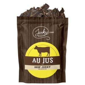 Jerky.com All Natural Chipotle Bourbon Beef Jerky – No Added Preservatives, No MSG or Nitrates – Smoky, Bourbon-Infused Heat, 100% Lean Beef (2.5 Ounce, Pack of 1)(Au Jus)