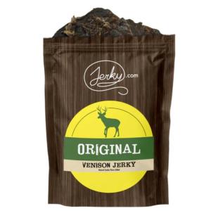 Jerky.com Exotic Cajun Alligator Jerky – Wild Game Meat Snacks, Exotic Snacks, High-Protein, All-Natural, No Added Preservatives – Healthy Snacks for Adults – 1.75 oz. (Pack of 1)(Original Venison)