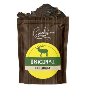 Jerky.com Exotic Cajun Alligator Jerky – Wild Game Meat Snacks, Exotic Snacks, High-Protein, All-Natural, No Added Preservatives – Healthy Snacks for Adults – 1.75 oz. (Pack of 1)(Original Elk)
