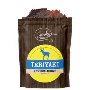 Jerky.com Exotic Cajun Alligator Jerky – Wild Game Meat Snacks, Exotic Snacks, High-Protein, All-Natural, No Added Preservatives – Healthy Snacks for Adults – 1.75 oz. (Pack of 1)(Teriyaki Venison)