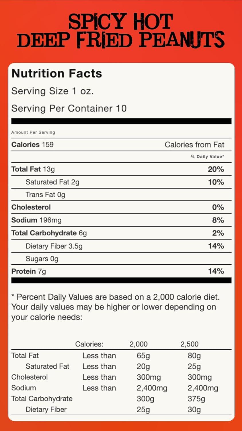 image:imageJerkycom Deep Fried Peanuts in Shell Sampler 3 Pack Gourmet Flavors Include Salted Roasted Garlic Spicy Hot Peanuts in Shell for Human USA Grown Perfect Snack Food 30oz TotalSpicy Hot