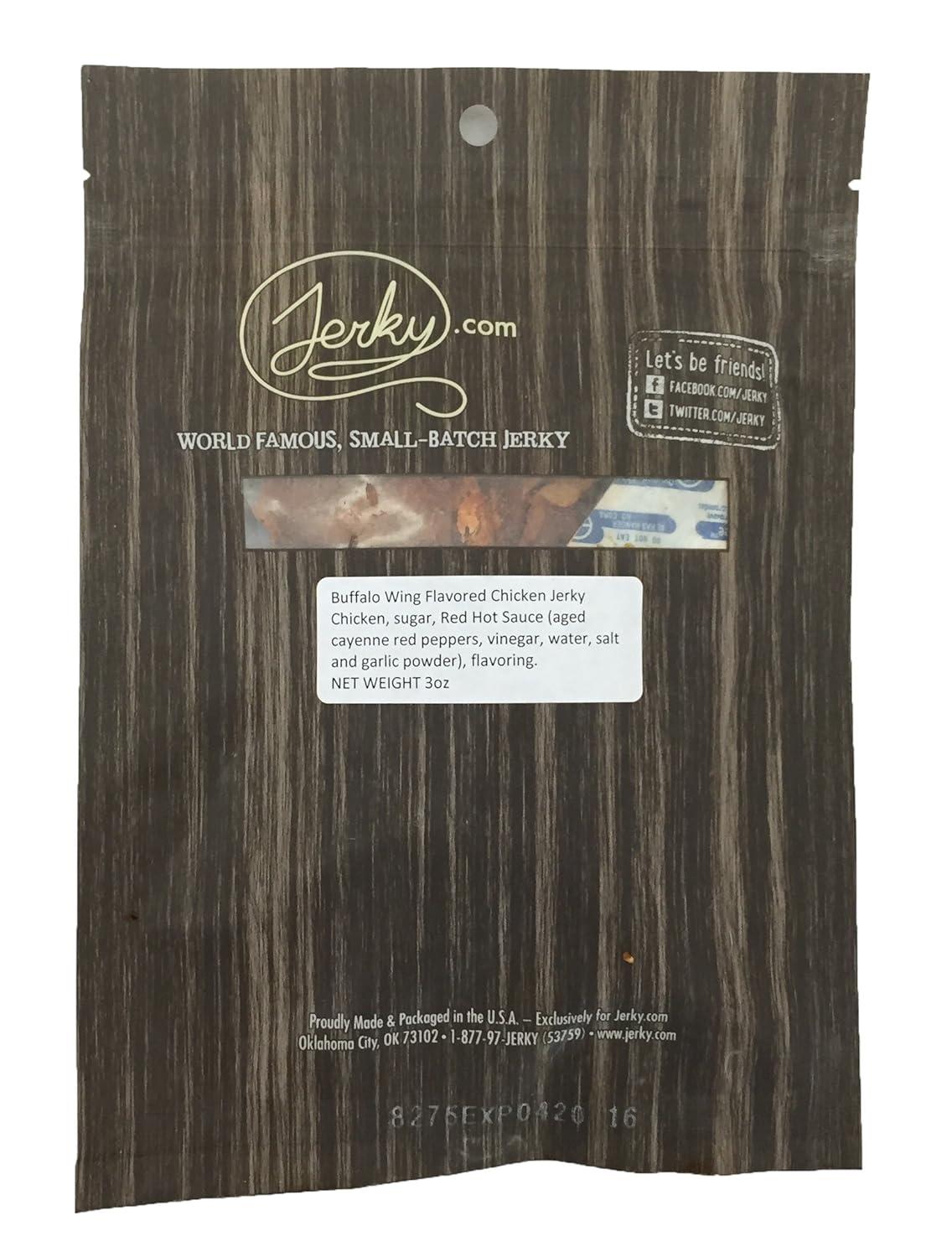 image:imageJamaican Jerk All Natural Chicken Jerky The Best Chicken Jerky on the Market 100 Whole Muscle Chicken No Added Preservatives No Added Nitrates and No Added MSG 25 oz bagBuffalo Wing
