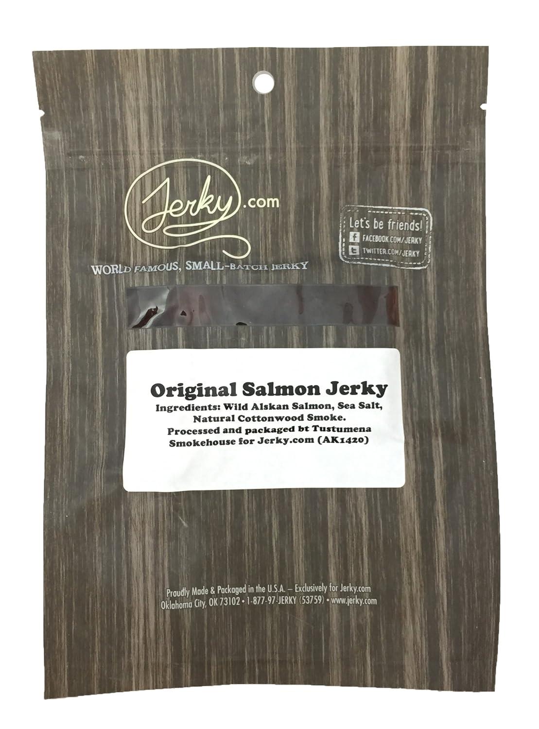 image:imageOriginal All Natural Rainbow Trout Jerky The Freshest and Best Trout Jerky on the Market 100 Whole Muscle Rainbow Trout No Added Preservatives No Added Nitrates and No Added MSG 175 oz bagSalmon
