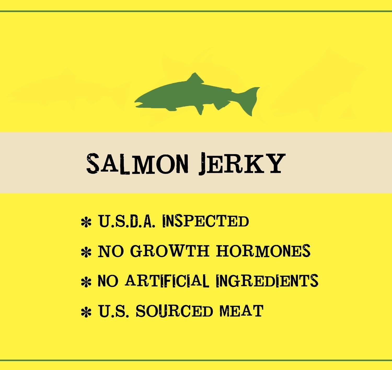 image:imageOriginal All Natural Rainbow Trout Jerky The Freshest and Best Trout Jerky on the Market 100 Whole Muscle Rainbow Trout No Added Preservatives No Added Nitrates and No Added MSG 175 oz bagTester Pack All 3 Flavors
