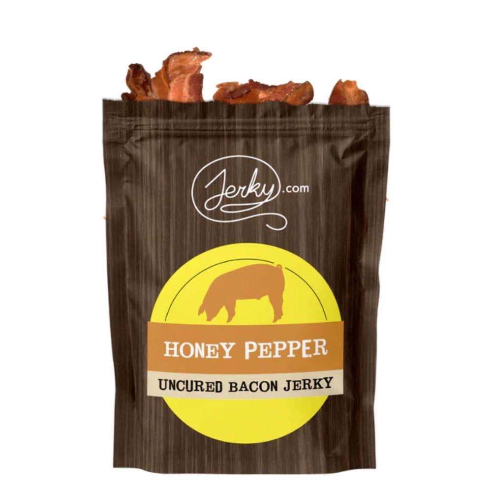 image:imageJalapeno Bacon Jerky  3 PACK  Made with REAL Bacon and Spicy Jalapenos  World Famous Small Batch Jerky  525 oz totalHoney Pepper