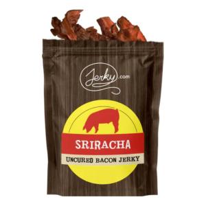 Jalapeno Bacon Jerky – 3 PACK – Made with REAL Bacon and Spicy Jalapenos – World Famous, Small Batch Jerky – 5.25 oz. total(Sriracha)
