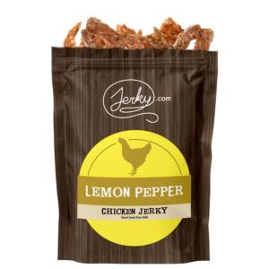 Jamaican Jerk All Natural Chicken Jerky – The Best Chicken Jerky on the Market – 100% Whole Muscle Chicken – No Added Preservatives, No Added Nitrates and No Added MSG – 2.5 oz. bag(Lemon Pepper)