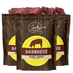 Jerky.com’s Barbecue Pork Jerky – The Best Wild Game Pork Jerky on the Market – 100% Whole Muscle – No Added Preservatives, No Added Nitrates and No Added MSG – 2.5 oz.(Barbecue)