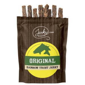 Original All Natural Rainbow Trout Jerky – The Freshest and Best Trout Jerky on the Market – 100% Whole Muscle Rainbow Trout – No Added Preservatives, No Added Nitrates and No Added MSG – 1.75 oz. bag(Rainbow Trout)