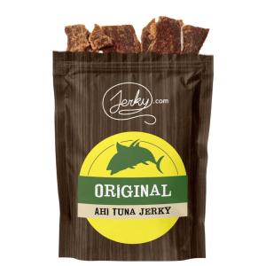Original All Natural Rainbow Trout Jerky – The Freshest and Best Trout Jerky on the Market – 100% Whole Muscle Rainbow Trout – No Added Preservatives, No Added Nitrates and No Added MSG – 1.75 oz. bag(Ahi Tuna)